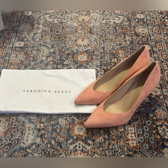 Veronica Beard Lisa Pumps 70mm Heels in Peach in Size 7 - Picture 4 of 13